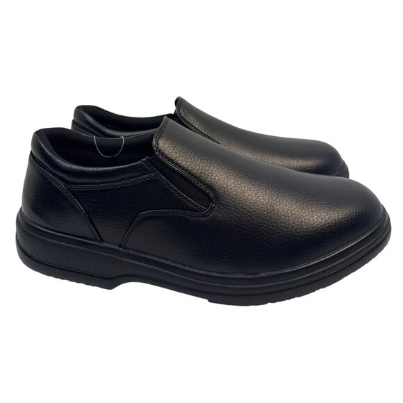 DS Work Men's Manager Slip Resistant Slip On Black Shoes Size 11 - Picture 3 of 10